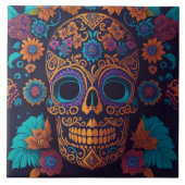 Carreau Squelettes peints (Devant)