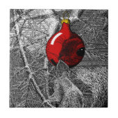 Carreau Squirrel in Christmas Tree (Devant)