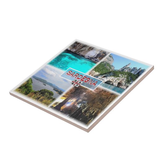 Carreau SRD003 SARDAIGNE, mosaïque, Italie, réfrigérateur (Côté)