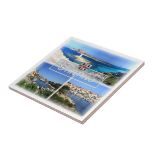 Carreau SRD018 STINTINO, Mosaïque, Sardaigne,