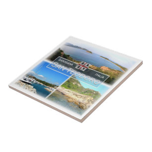 Carreau SRD019 SAN TEODORO, Mosaic, Sardaigne,