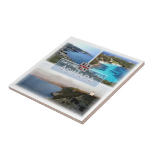 Carreau SRD028 ASINARA, Mosaïque, Sardaigne,