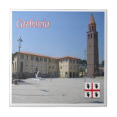 Carreau SRD049 CARBONIA, Piazza Roma, Sardaigne, (Devant)