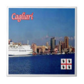 Carreau SRD062 CAGLIARI, Port, Sardaigne, (Devant)
