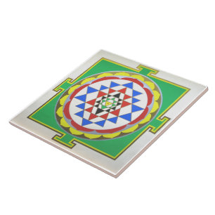 Carreau Sri Yantra - Couleurs précises