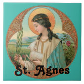 Carreau St. Agnes de Rome (BK 006) (Devant)
