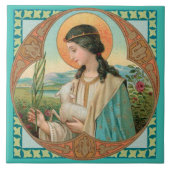 Carreau St. Agnes de Rome (BK 006) (Devant)