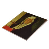 Carreau St Clare, c.1485-90 (tempera sur le panneau) (Côté)