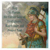 Carreau St. Florian avec seau (Fumée; M 019) (Devant)