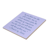 Carreau St Francis de la tuile animale de citation de (Côté)