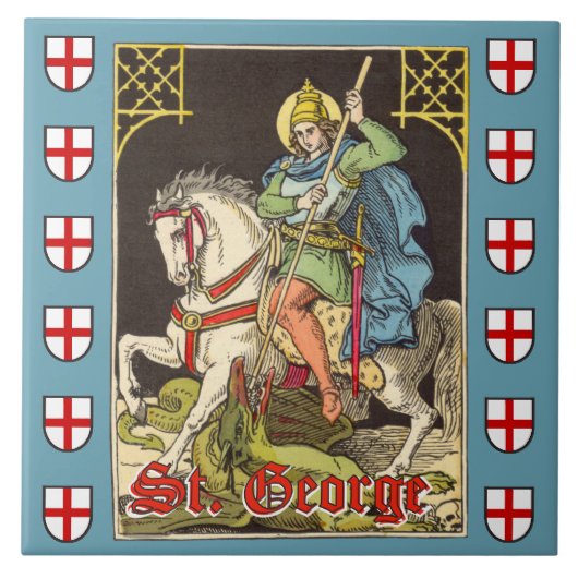 Carreau St. George à cheval (BS 01) (Devant)