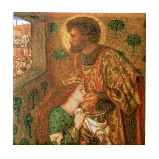 Carreau St George et la princesse Sabra (Devant)