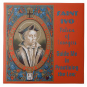 Carreau St. Ivo de Kermartin (M 005) (Devant)