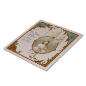 Carreau St. Jeanne d'Arc brûlant à la prise (BF01) Tuile 2 (Côté)