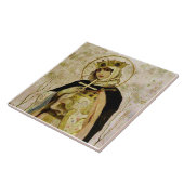 Carreau “St Olga” by Mikhail Nesterov (Côté)