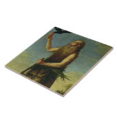 Carreau St Onuphrius (huile sur la toile) (Côté)