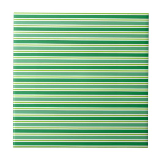 Carreau St. Patrick's Day Green Stripes Pattern-54608 (Devant)