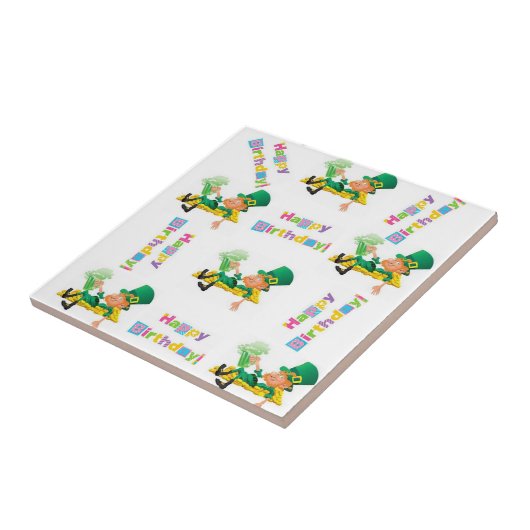 Carreau St. Patrick's Day Joyeux Anniversaire Carrelage en (Côté)