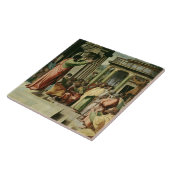 Carreau St Paul prêchant à Athènes (bande dessinée pour le (Côté)