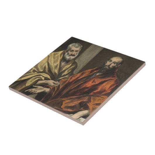 Carreau St Peter et St Paul | c.1605-8 (huile sur la (Côté)