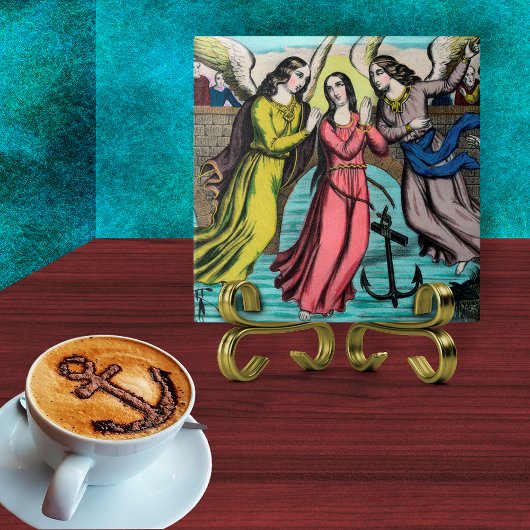 Carreau St. Philomena être Secouru de la noyade