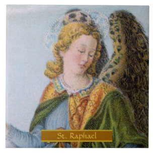 Carreau St. Raphaël l'Archange (détail; M 017)