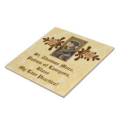 Carreau St. Thomas More (SAU 026) Bénédiction de la pratiq (Côté)