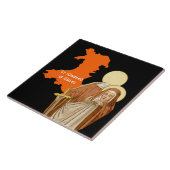 Carreau St. Winifred du Pays de Galles (P 002) (Côté)