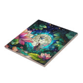 Carreau Stained Glass Little Fairy With Dragonfly (Côté)