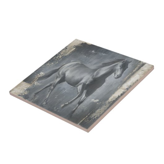 Carreau Stallion noir (Côté)