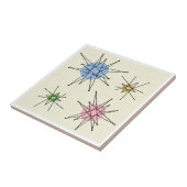 Carreau Starburst franciscain du milieu du siècle 3 (Côté)