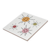 Carreau Starburst franciscain du milieu du siècle 8 (Côté)