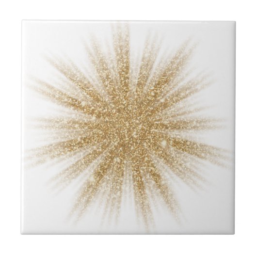 Carreau Starburst Or Simple Moderne (Devant)