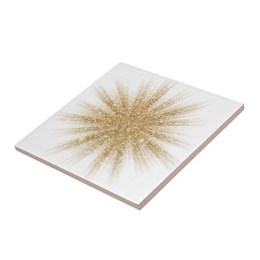 Carreau Starburst Or Simple Moderne (Côté)
