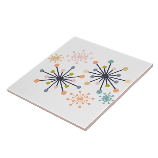 Carreau Starburst Pastels atomique (Côté)