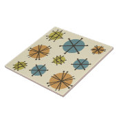 Carreau Starbursts Modernes Du Milieu Du Siècle Multicolor (Côté)