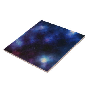 Carreau Starfield Space, ciel nocturne avec de nombreuses 
