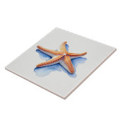 Carreau Starfish and Blue Silhouette (Côté)