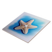 Carreau Starfish Crayon Drawing (Côté)
