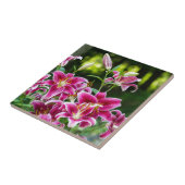 Carreau Stargazer Lilies (Côté)