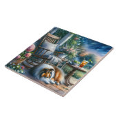 Carreau Starlit Garden Porch Sheltie Dream (Côté)