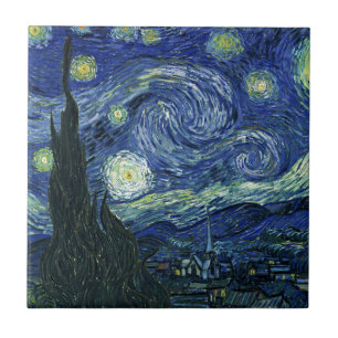 Carreau Starry Night Vincent van Gogh Art Peinture