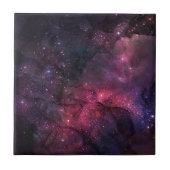 Carreau Starry Stars Espace extra-atmosphérique Galaxy Mot (Devant)