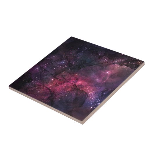 Carreau Starry Stars Espace extra-atmosphérique Galaxy Mot (Côté)