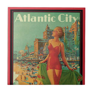 Carreau Station balnéaire d'Atlantic City, voyage en train