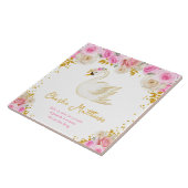 Carreau Statistiques de naissance des Roses de cygne rose  (Côté)