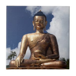 Carreau Statue de Bouddha assis