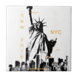 Carreau Statue de la Liberté de New York City Ny Nyc<br><div class="desc">Statue de la Liberté de New York City Ny Nyc</div>