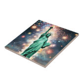 Carreau Statue De La Liberté Feu D'Indépendance, (Côté)