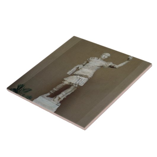 Carreau Statue de l'empereur Trajan (ANNONCE 53-117) (Côté)